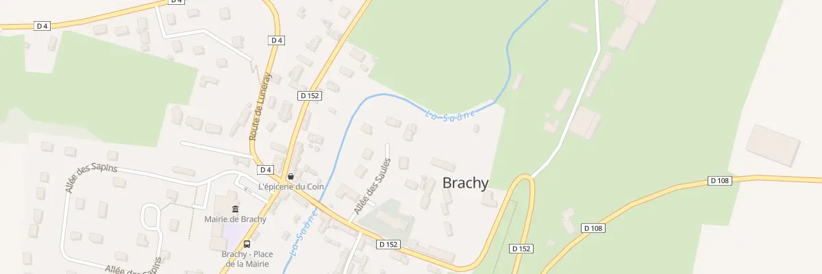 Plan du 6 All des Saules à Brachy