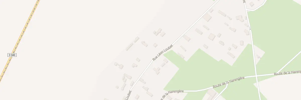 Plan du 55 Rue Léon Loubet à Fouqueville