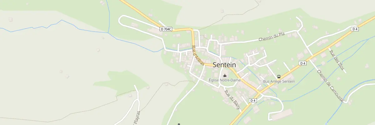 Plan du 88 Le Village à Sentein