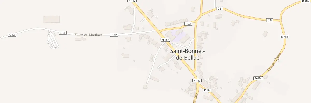 Plan du 5065 Le Bourg à Saint-Bonnet-de-Bellac