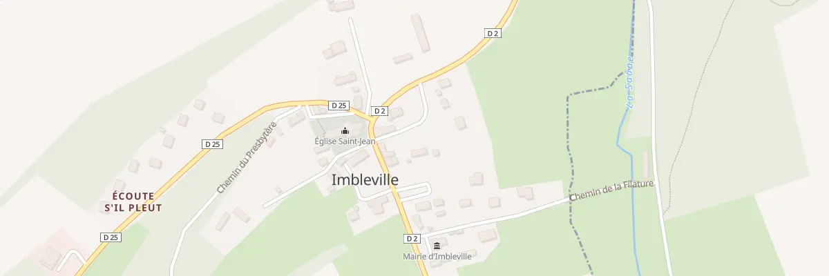Plan du 1316 Rte de la Vallee de la Saane à Imbleville