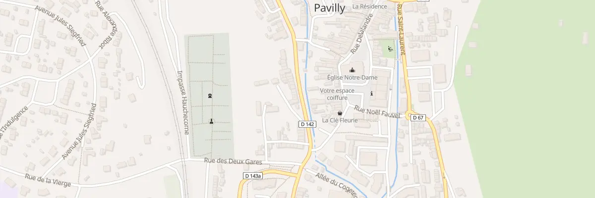 Plan du 30 Rue Joseph Benard à Pavilly