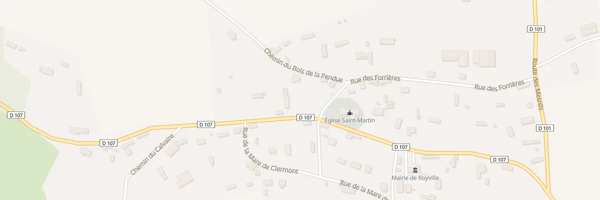 Plan du 1 Rue des Forrieres à Royville