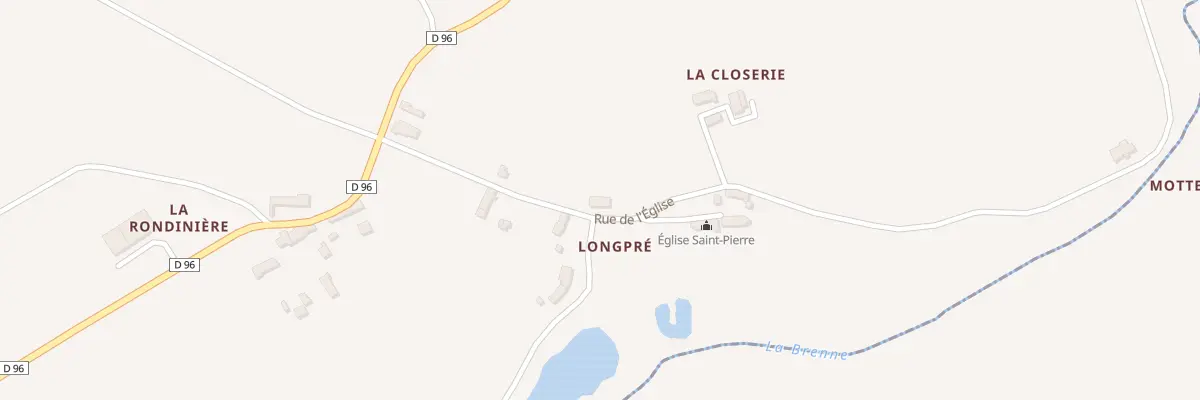 Plan du 385 Le Bourg à Saint-Amand-Longpré