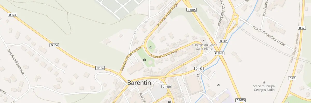 Plan du 59 Av Victor Hugo à Barentin