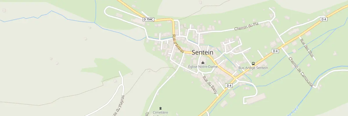 Plan du 58 Le Village à Sentein