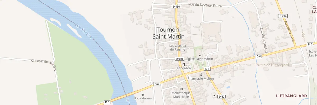 Plan du 4 Rue Traversiere à Tournon-Saint-Martin
