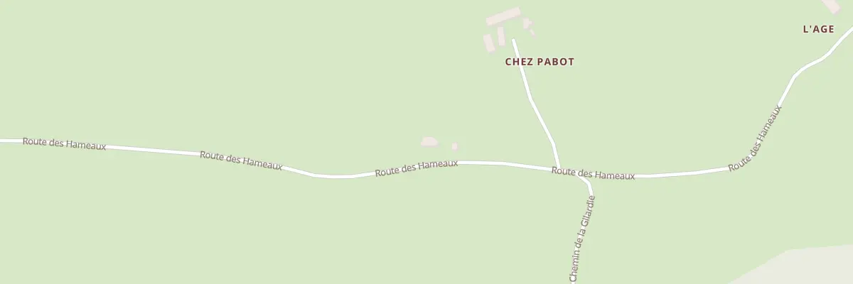 Plan de Chez Pabot à Chalais