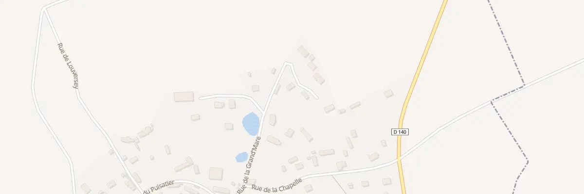 Plan du 10 Rue de la Grand Mare à Burey