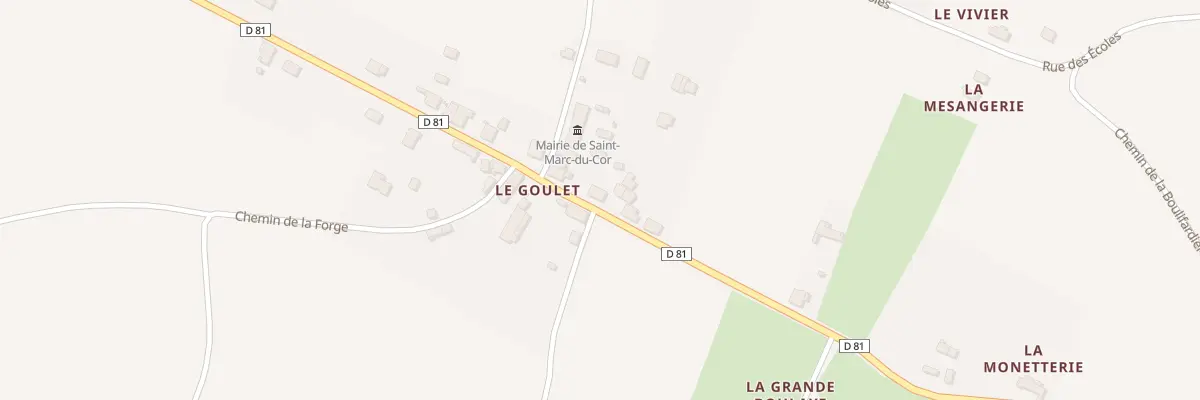 Plan du 18 Rue du Goulet à Saint-Marc-du-Cor