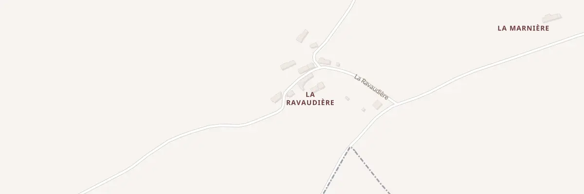 Plan du 93 La Ravaudière à Boursay