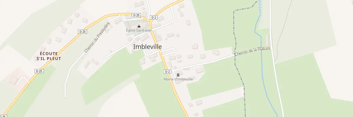 Plan du 1240 Rte de la Vallee de la Saane à Imbleville