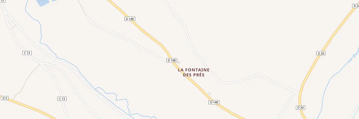 Plan du 2 La Fontaine des Pres à Mazangé