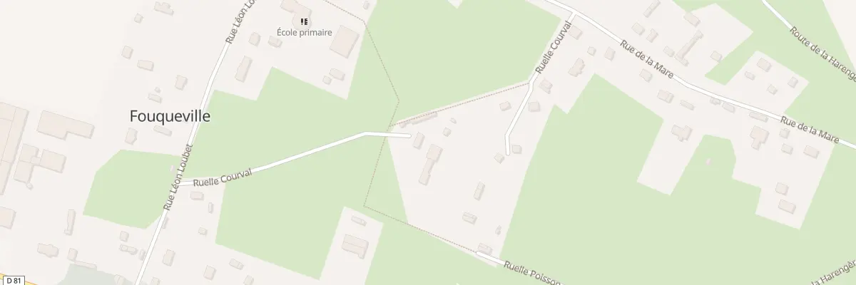 Plan du 7 Rle Courval à Fouqueville