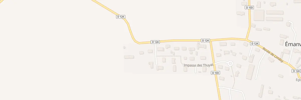 Plan du 5055L La Garenne à Émanville