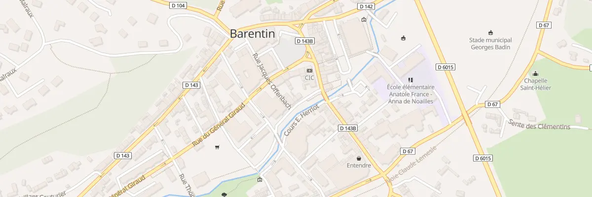 Plan du 5 Crs Jeanne d’Arc à Barentin