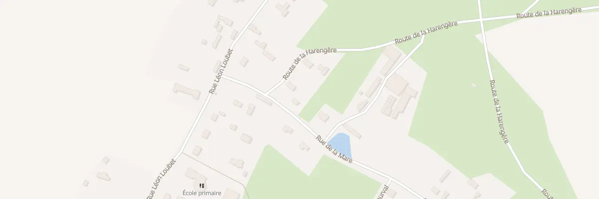 Plan du 5 Rue de la Mare à Fouqueville