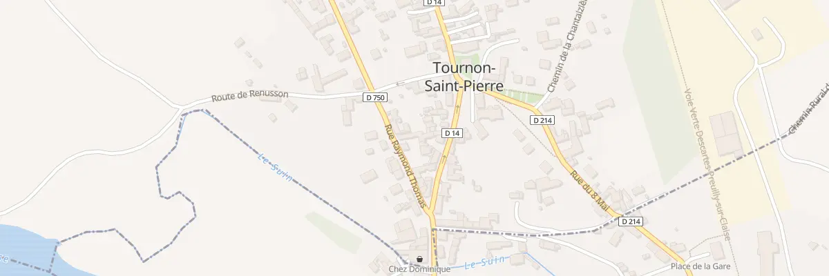 Plan du 10 Rue Raymond Thomas à Tournon-Saint-Pierre