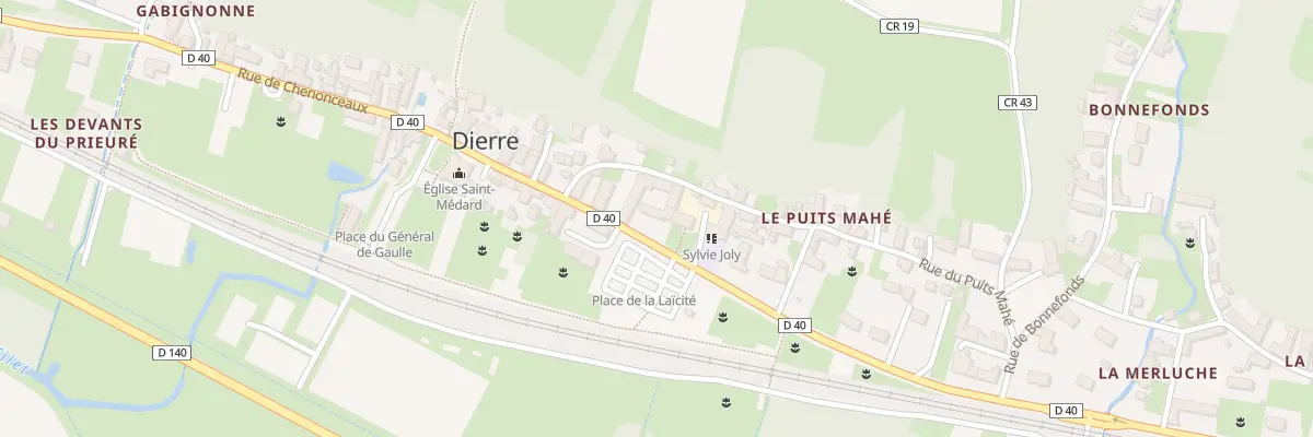 Plan du 82 Rue de Chenonceaux à Dierre