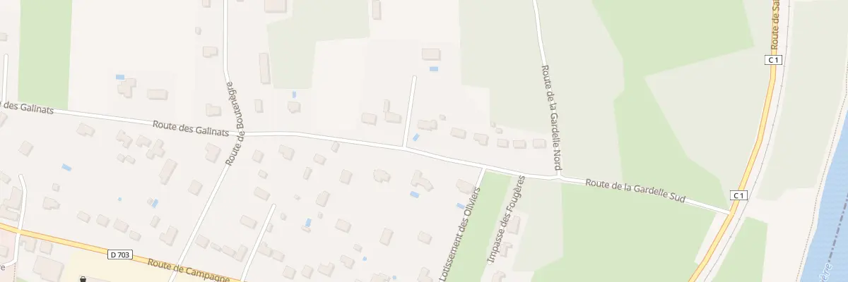 Plan du 227 Rte de la Gardelle-Sud au Bugue
