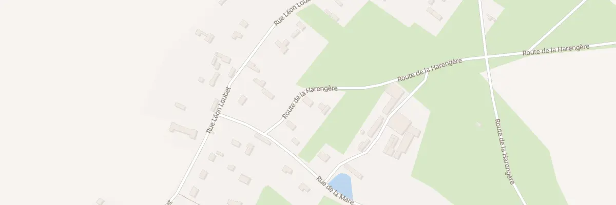 Plan du 4 Rte de la Harengere à Fouqueville