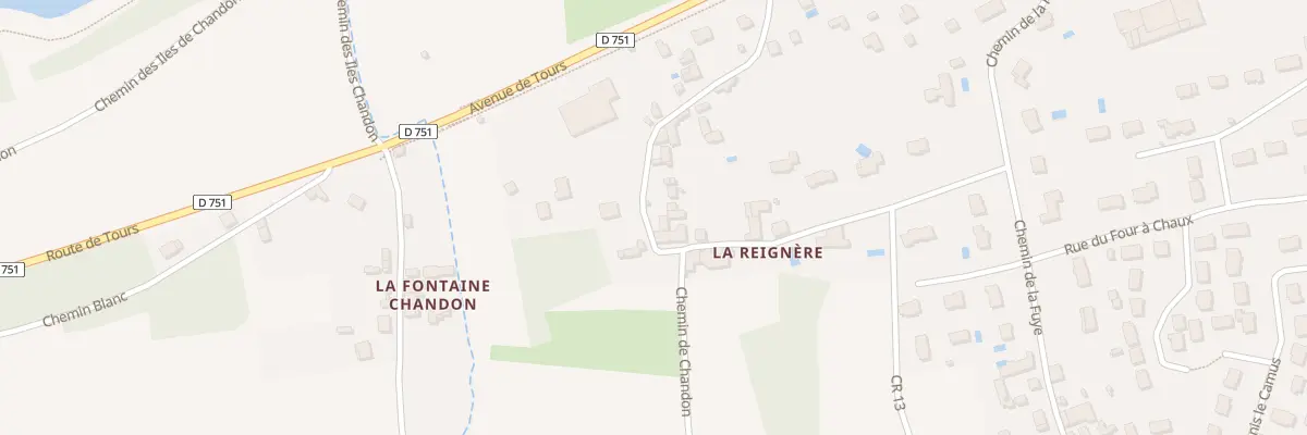 Plan du 225 Che de la Reignière à Amboise