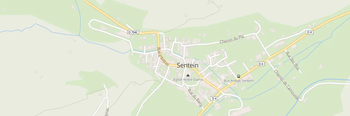 Plan du 104 Le Village à Sentein