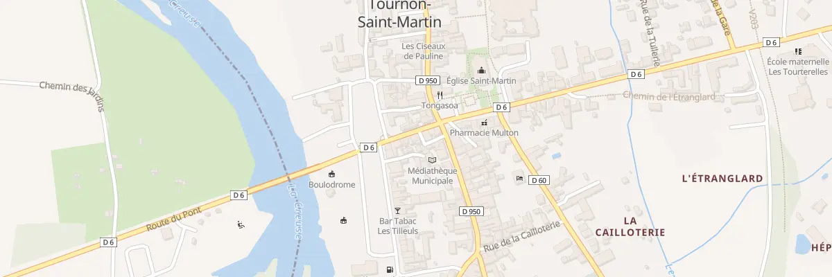 Plan du 7 Rue du Pont Neuf à Tournon-Saint-Martin