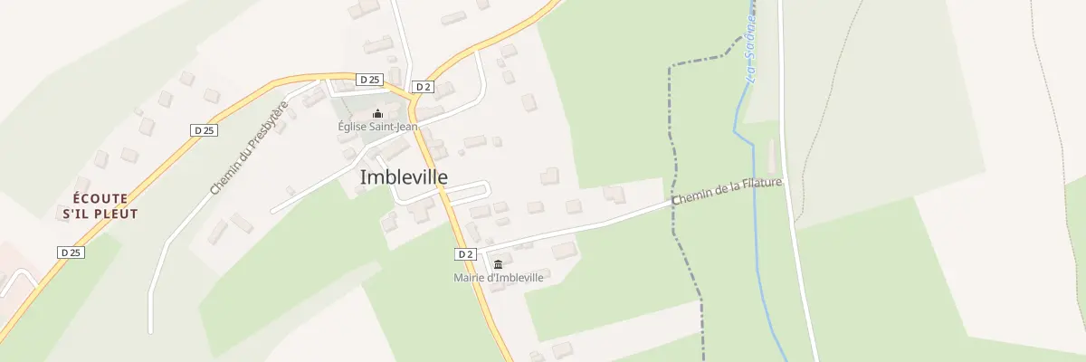 Plan du 1274 Rte de la Vallee de la Saane à Imbleville