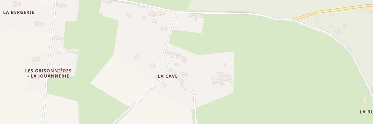 Plan du 1 Chem de la Cave à La Gaudaine