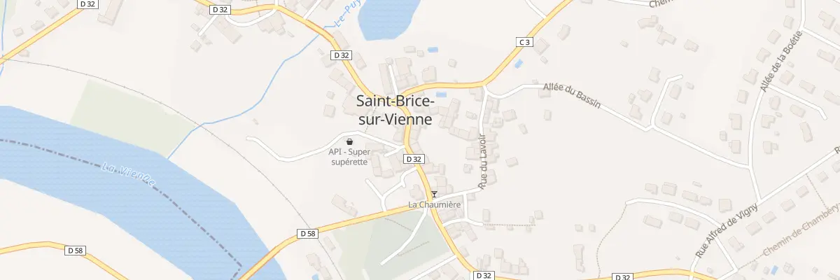 Plan du 3 Rue Jean Moulin à Saint-Brice-sur-Vienne