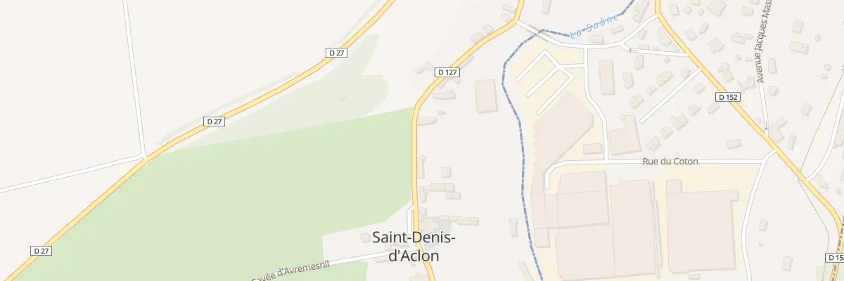 Plan du 134 Rue du Saule à Saint-Denis-d’Aclon