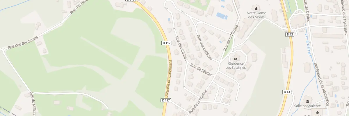 Plan du 2 Rue des Sapins à Salies-du-Salat