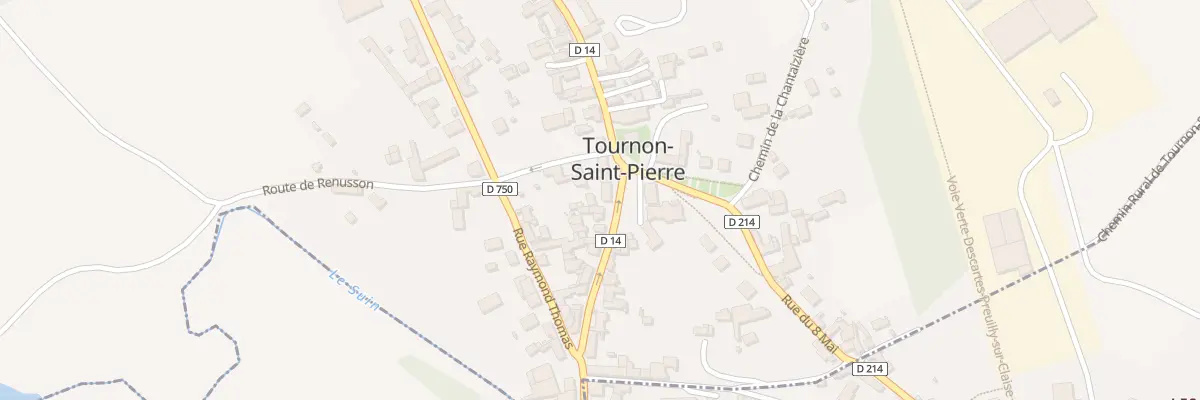 Plan du 6 Rue de la Mairie à Tournon-Saint-Pierre