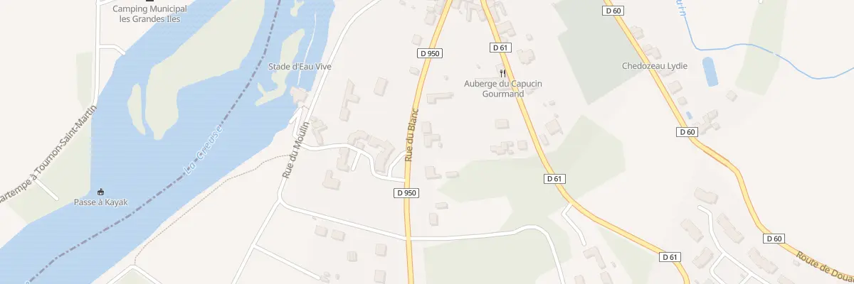 Plan du 15 Rte du Blanc à Tournon-Saint-Martin