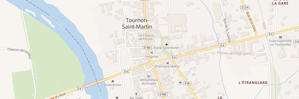 Plan du 2 Rue de la Mairie à Tournon-Saint-Martin