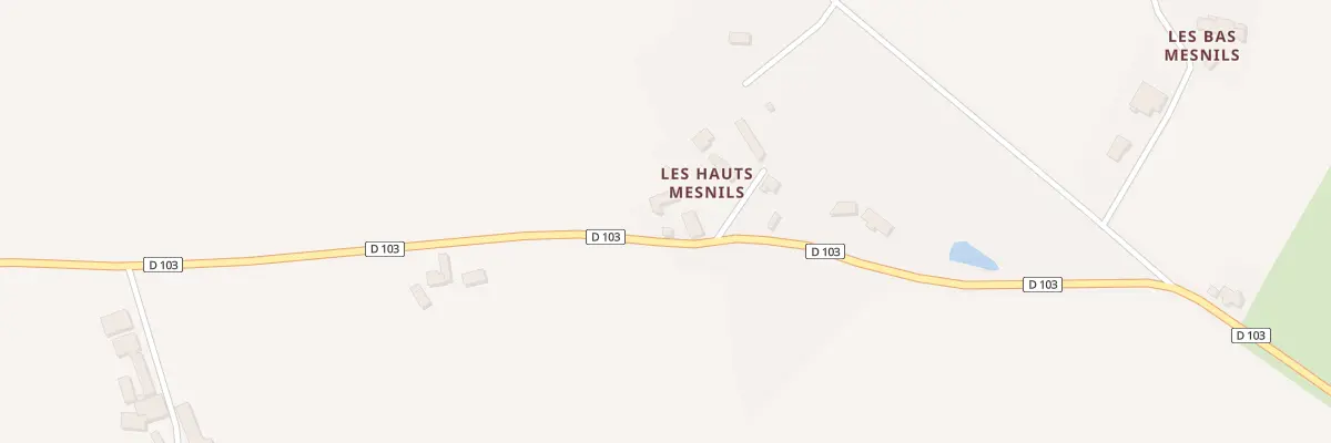 Plan du 3 Les Mesnils à Bonneval
