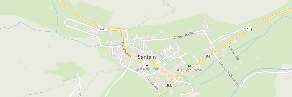 Plan du 134 Le Village à Sentein