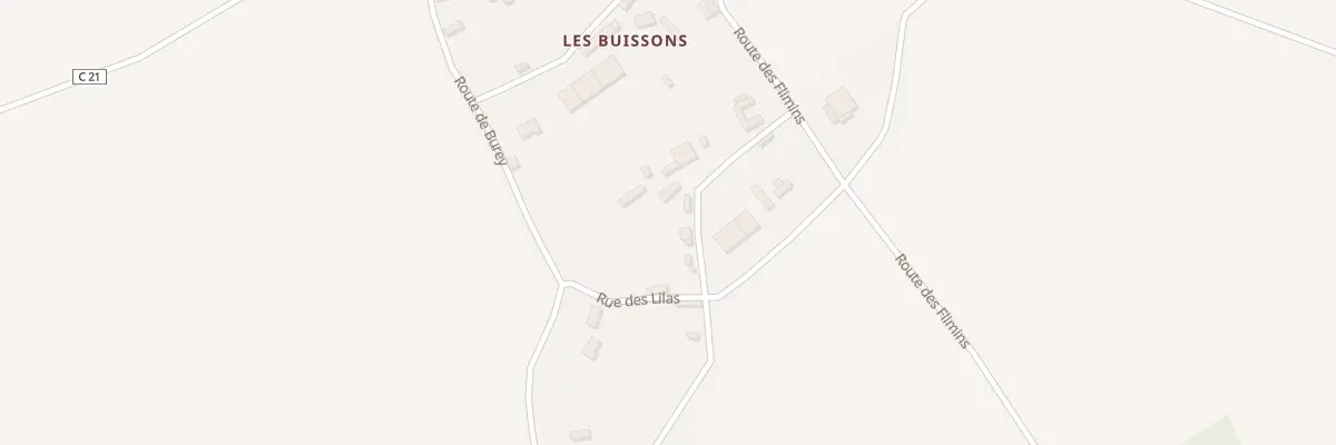 Plan du 6 Rue des Buissons à Portes