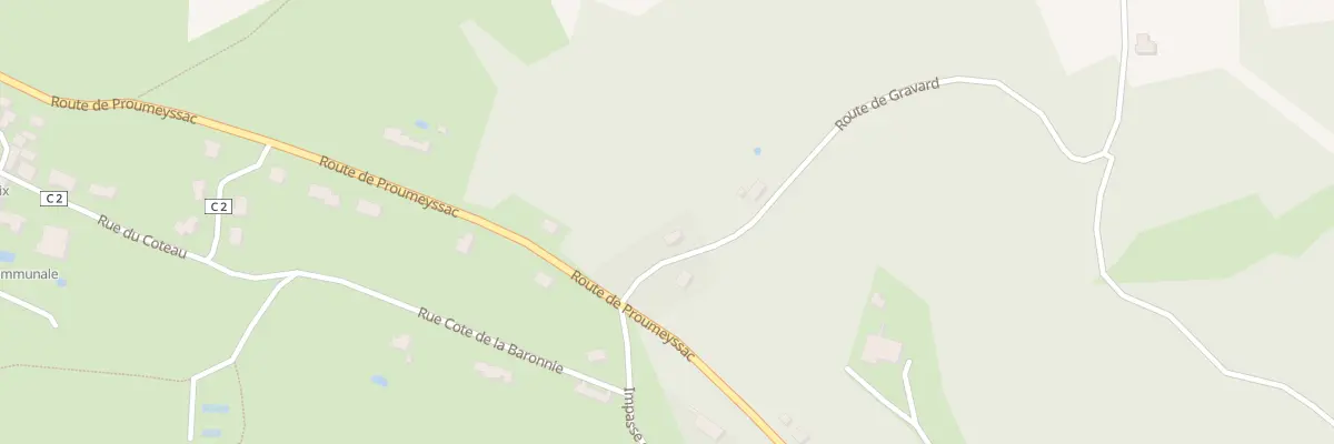 Plan du 19A Gravard à Audrix