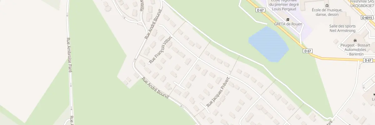 Plan du 370 Rue Paul Verlaine à Barentin