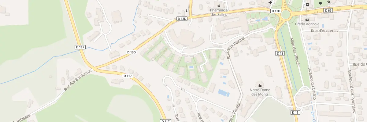 Plan du 2 Rue de la Piscine à Salies-du-Salat