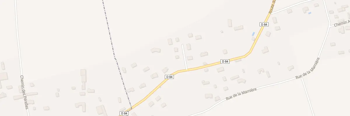 Plan du 1 Rue du Parc du Hamel à Crestot