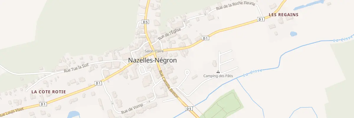 Plan du 8 Rue Amélie Vincendeau à Nazelles-Négron