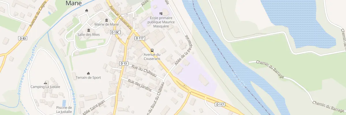 Plan du 33 Av Couserans à Mane
