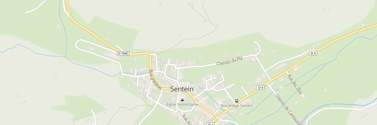 Plan du 137 Le Village à Sentein