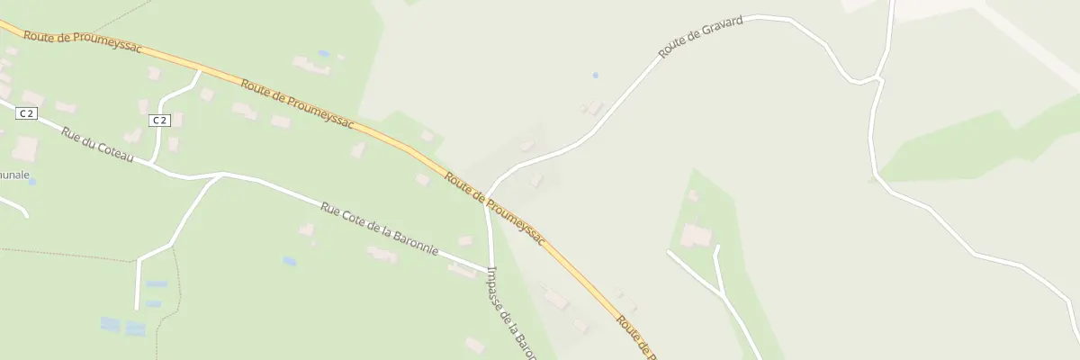 Plan du 23D Merigou à Audrix