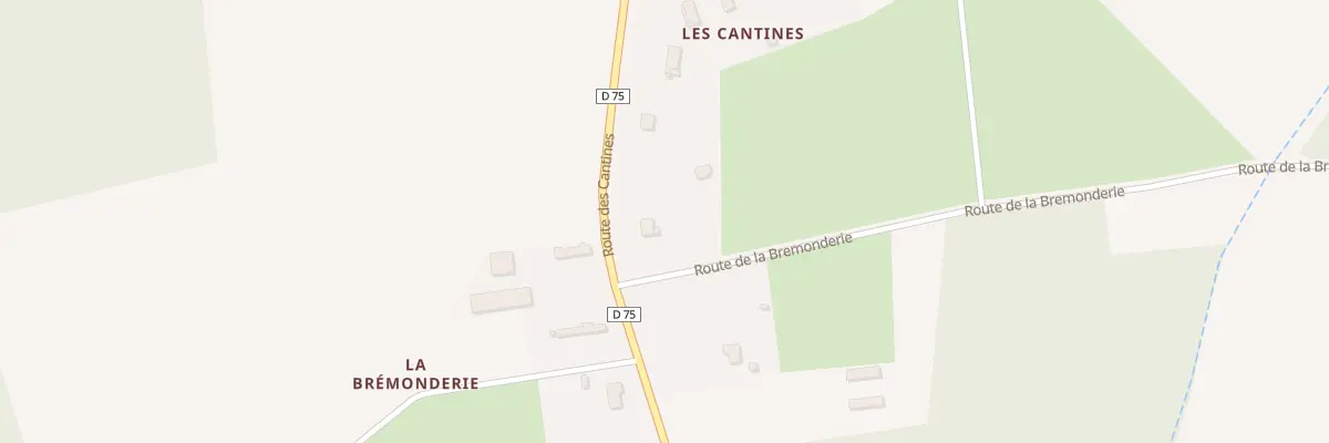 Plan du 3 Rte de la Brémonderie à Montreuil-en-Touraine