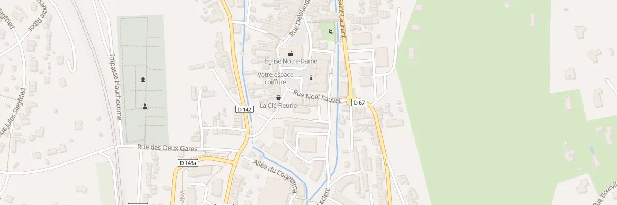 Plan du 2 Rue Noël Fauvel à Pavilly