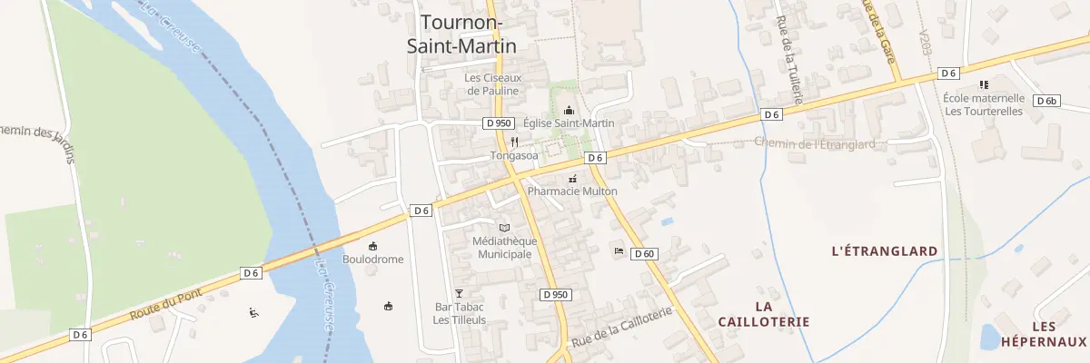 Plan du 11 Pl de l’Eglise à Tournon-Saint-Martin